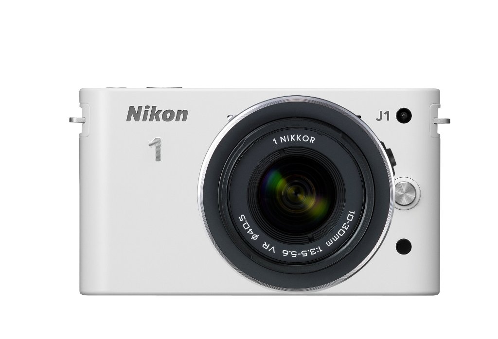 Electronics :: Cameras u0026 Photo :: Digital Cameras :: Nikon 1 J1 One-Lens  Kit White